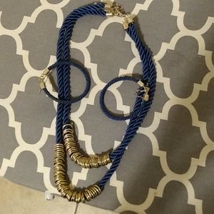 Necklace and earrings